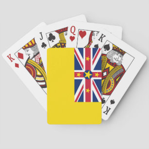 Flagge von Niue Spielkarten