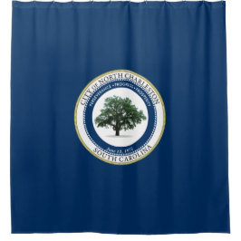Flagge von Nord-Charleston (South Carolina) Duschvorhang