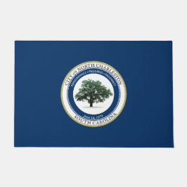 Flagge von Nord-Charleston (South Carolina) Fußmatte