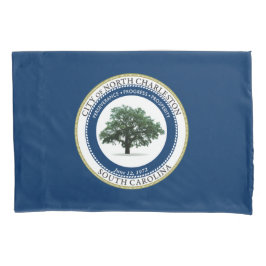 Flagge von Nord-Charleston (South Carolina) Kissenbezug
