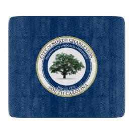 Flagge von Nord-Charleston (South Carolina) Schneidebrett