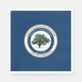 Flagge von Nord-Charleston (South Carolina) Serviette
