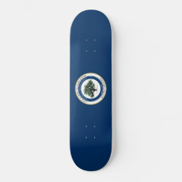 Flagge von Nord-Charleston (South Carolina) Skateboard