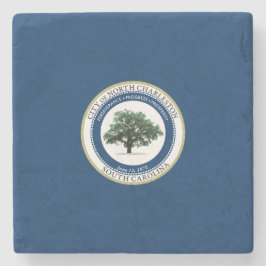 Flagge von Nord-Charleston (South Carolina) Steinuntersetzer