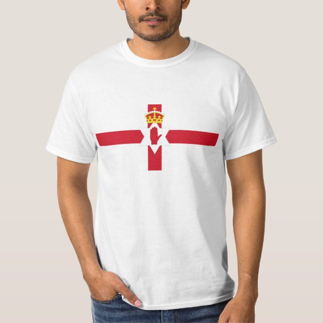 Flagge von Nordirland-T-Shirt T-Shirt (Vorderseite)