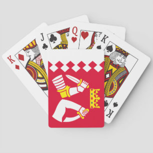 Flagge von Nordkarelien Spielkarten