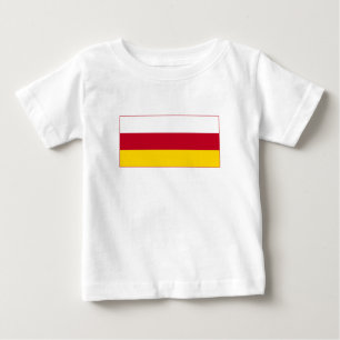 Flagge von Nordossetien Baby T-shirt
