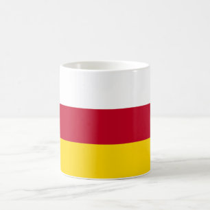 Flagge von Nordossetien Kaffeetasse