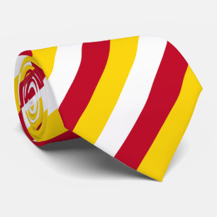 Flagge von Nordossetien Krawatte