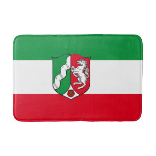 Flagge von Nordrhein-Westfalen Badematte