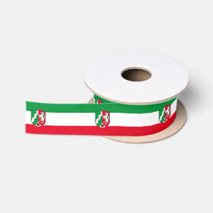 Flagge von Nordrhein-Westfalen - Satin Ribbon Satinband