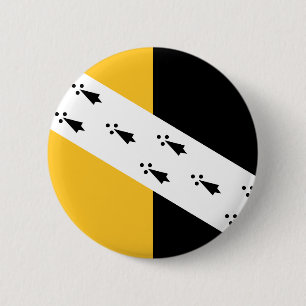 Flagge von Norfolk Pinback Button