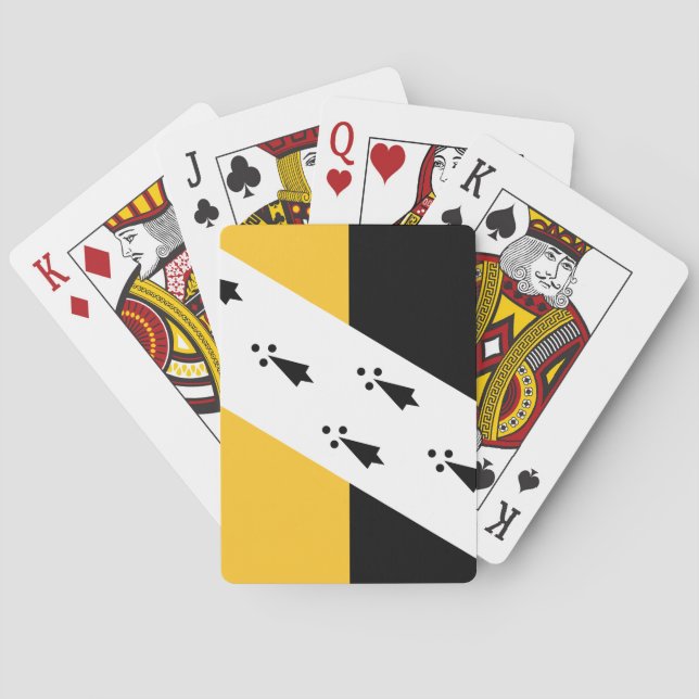 Flagge von Norfolk Spielkarten (Rückseite)