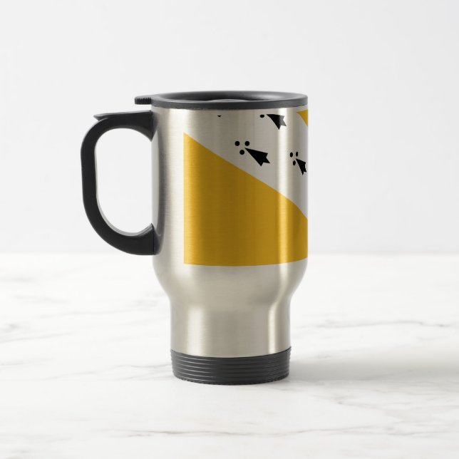 Flagge von Norfolk Travel Mug Reisebecher (Links)