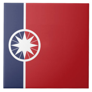 Flagge von Norman (Oklahoma) Fliese