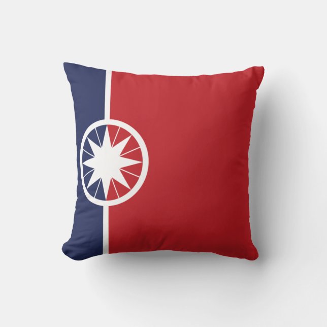 Flagge von Norman (Oklahoma) Kissen (Vorderseite)