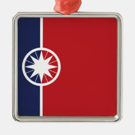 Flagge von Norman (Oklahoma) Ornament Aus Metall