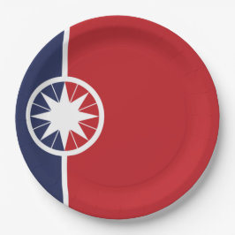 Flagge von Norman (Oklahoma) Pappteller