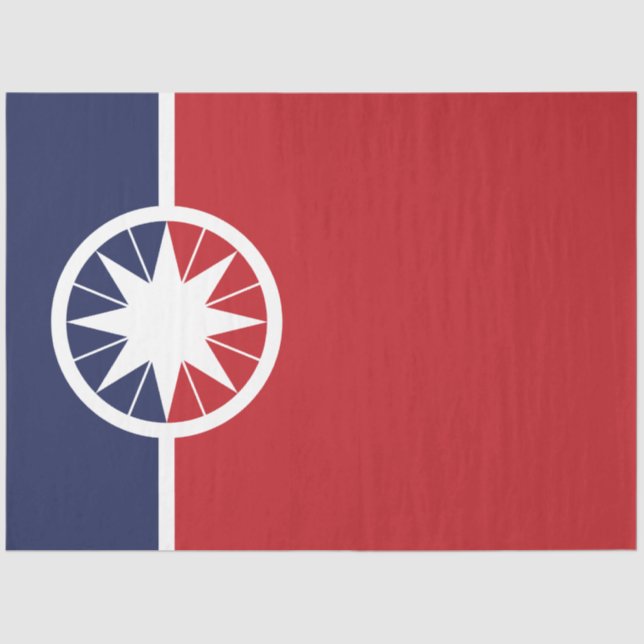 Flagge von Norman (Oklahoma) Seidenpapier (Vorderseite)