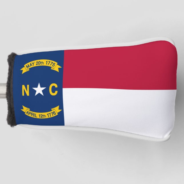 Flagge von North Carolina Golf Headcover (Vorderseite)