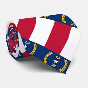 Flagge von North Carolina Krawatte