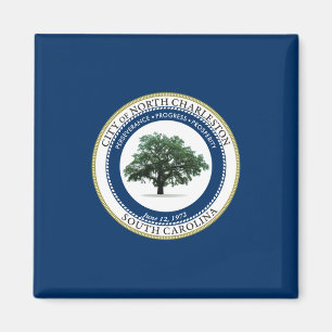 Flagge von North Charleston (South Carolina) Magnet