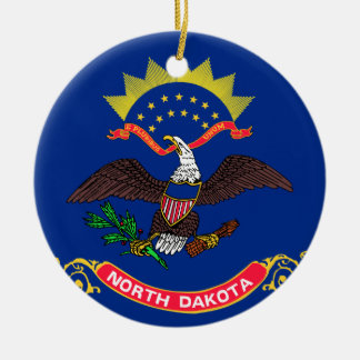Flagge von North Dakota Keramikornament