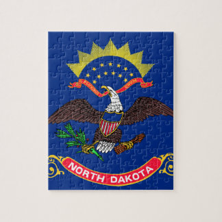 Flagge von North Dakota Puzzle