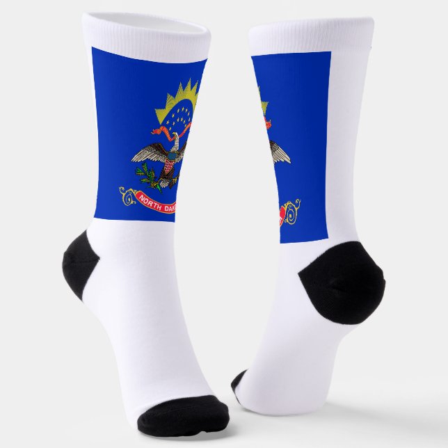 Flagge von North Dakota Socken (Gewinkelt)