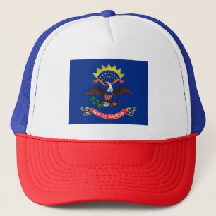 Flagge von North Dakota Truckerkappe