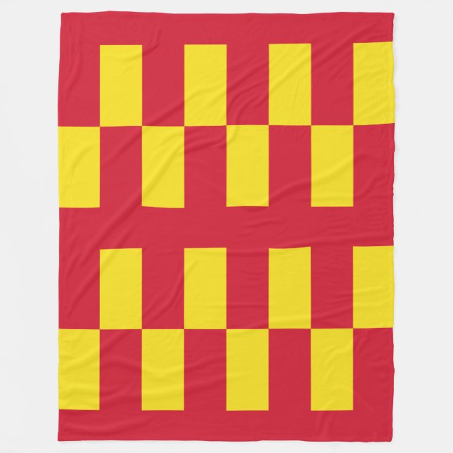 Flagge von Northumberland Fleece Blanket (Vorderseite)