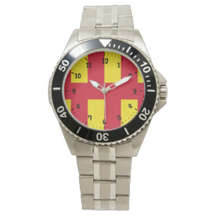 Flagge von Northumberland Watch Armbanduhr