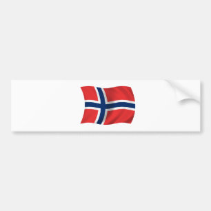 Flagge von Norwegen Autoaufkleber