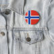 Flagge von Norwegen Button (Beispiel)