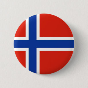Flagge von Norwegen Button