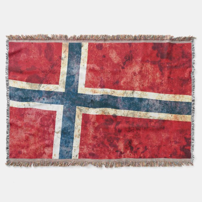 Flagge von Norwegen Decke (Vorderseite)