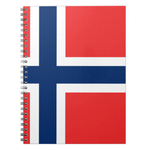 Flagge von Norwegen - Norges flagg - Det norske Notizblock