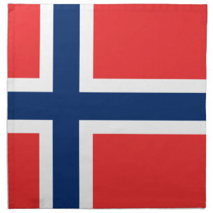 Flagge von Norwegen Serviette