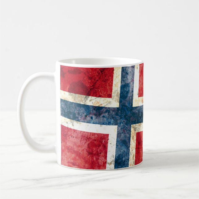 Flagge von Norwegen Tasse (Links)