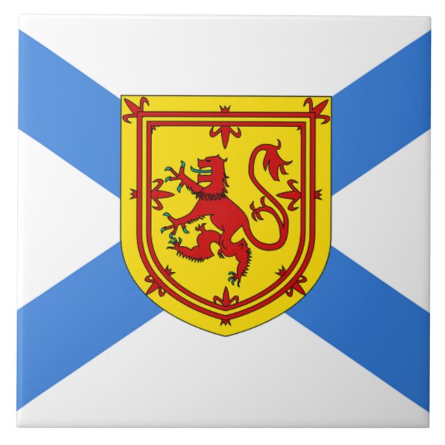 Flagge von Nova Scotia Fliese (Vorderseite)