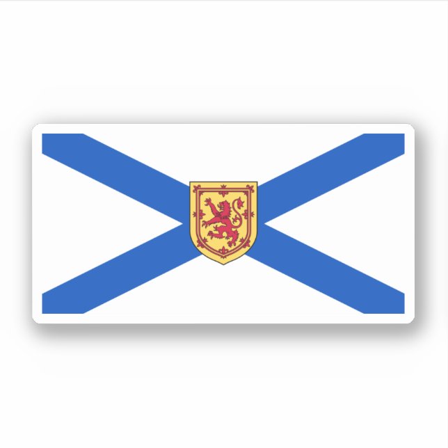 Flagge von Nova Scotia, Kanada Aufkleber (Vorderseite)