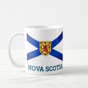 Flagge von Nova Scotia, Kanada Kaffeetasse