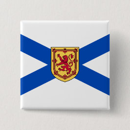 Flagge von Nova Scotia (kanadische Provinz) Button