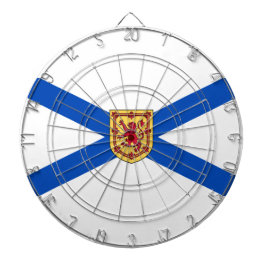Flagge von Nova Scotia (kanadische Provinz) Dartscheibe