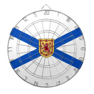 Flagge von Nova Scotia (kanadische Provinz) Dartscheibe