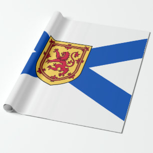Flagge von Nova Scotia (kanadische Provinz) Geschenkpapier