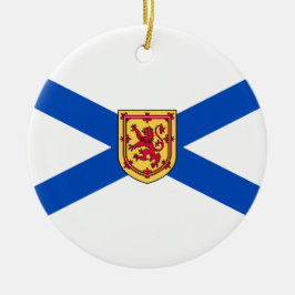 Flagge von Nova Scotia (kanadische Provinz) Keramik Ornament