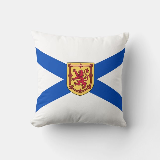 Flagge von Nova Scotia (kanadische Provinz) Kissen (Vorderseite)