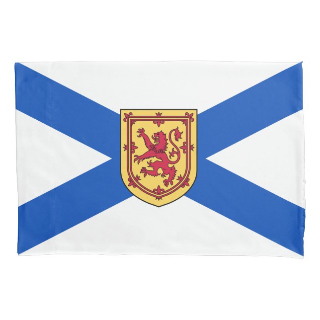 Flagge von Nova Scotia (kanadische Provinz) Kissenbezug (Vorderseite)