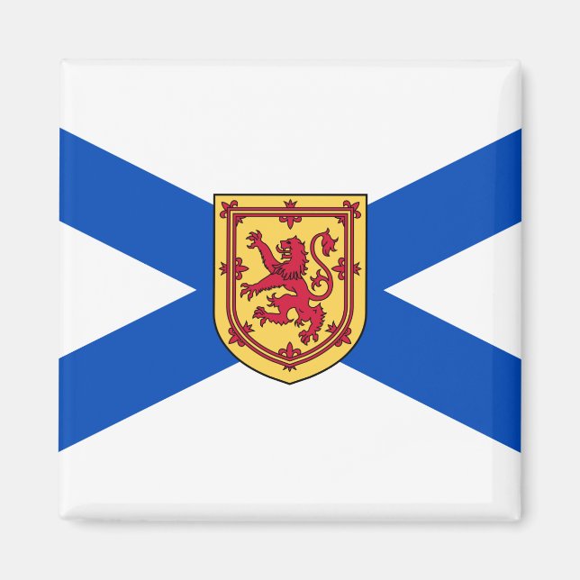 Flagge von Nova Scotia (kanadische Provinz) Magnet (Vorne)
